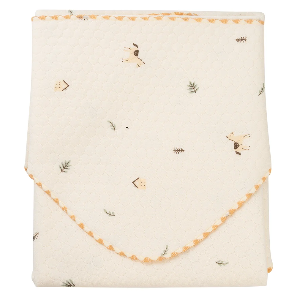 Khăn choàng ủ Sợi tre 3 lớp mỏng Animo T2501_NBA001 (75x80cm,Kem)