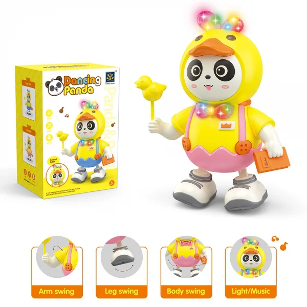 Gấu trúc nhảy múa phát nhạc dễ thương YN609161 C502