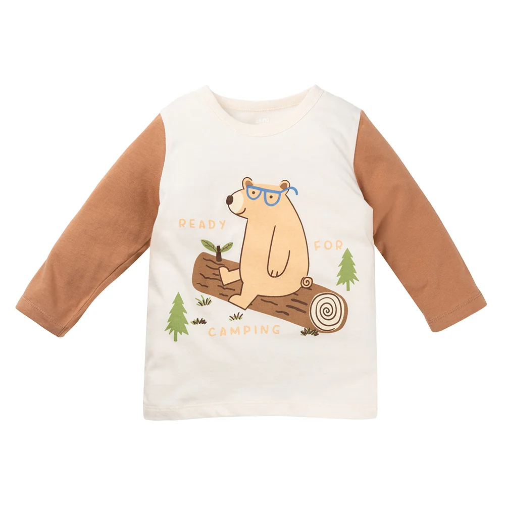 Bộ bé trai dài Animo Easy HN1124093 (1-4Y,Nâu nhạt)