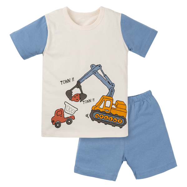 Bộ bé trai ngắn Animo Easy HN1124084 (1-4Y,Xanh dương)