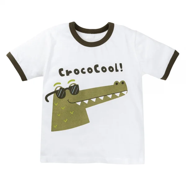 Bộ bé trai ngắn Animo Easy HN1124081 (1-4Y,Xanh rêu)