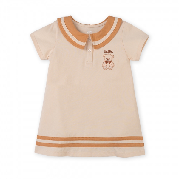 Đầm bé gái Animo LU0425048 (1-6Y,Kem,TT01)