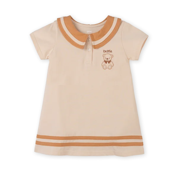 Đầm bé gái Animo LU0425048 (1-6Y,Kem,TT01)