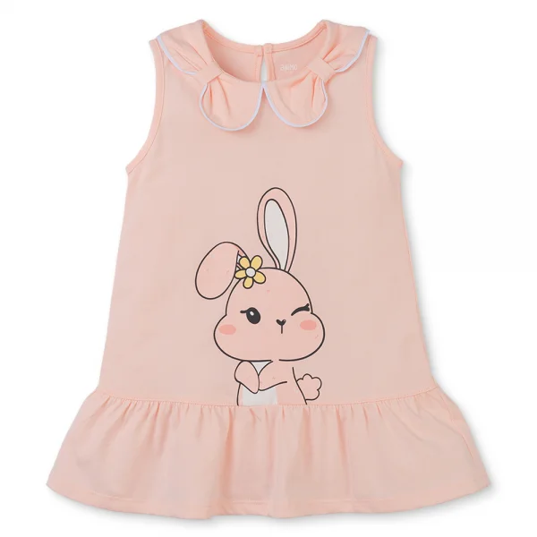 Đầm bé gái Animo Easy LU0425047 (1-4Y,Hồng,TT02)