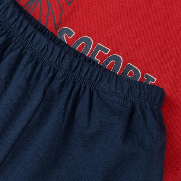 Bộ bé trai ngắn Animo Easy HN0425016 (1-4Y,Đỏ-dương,TT02)