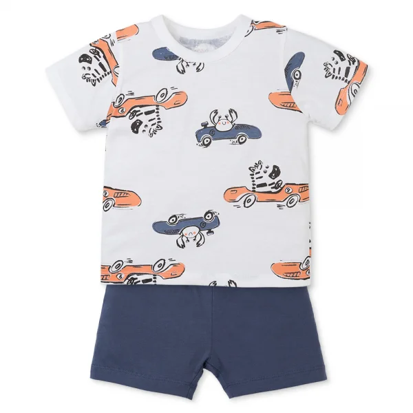 Bộ bé trai áo tay ngắn quần ngắn Animo easy (1-4Y) HN0425008