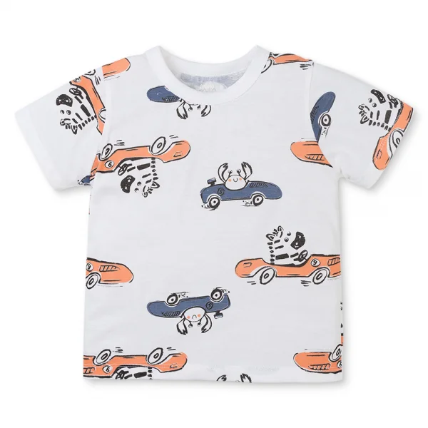 Bộ bé trai áo tay ngắn quần ngắn Animo easy (1-4Y) HN0425008