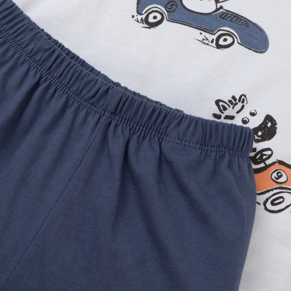 Bộ bé trai ngắn Animo Easy HN0425008 (1-4Y,Trắng-dương,TT04)