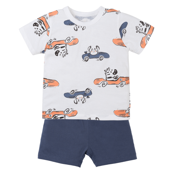 Bộ bé trai áo tay ngắn quần ngắn Animo easy (1-4Y) HN0425008