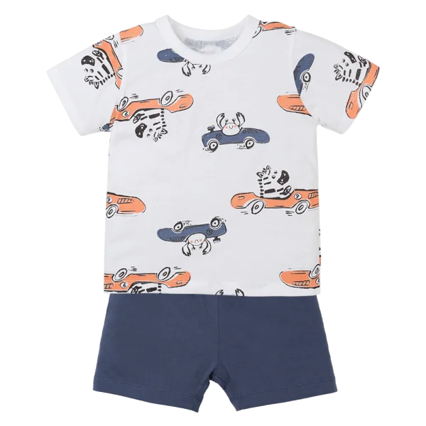 Bộ bé trai áo tay ngắn quần ngắn Animo easy (1-4Y) HN0425008