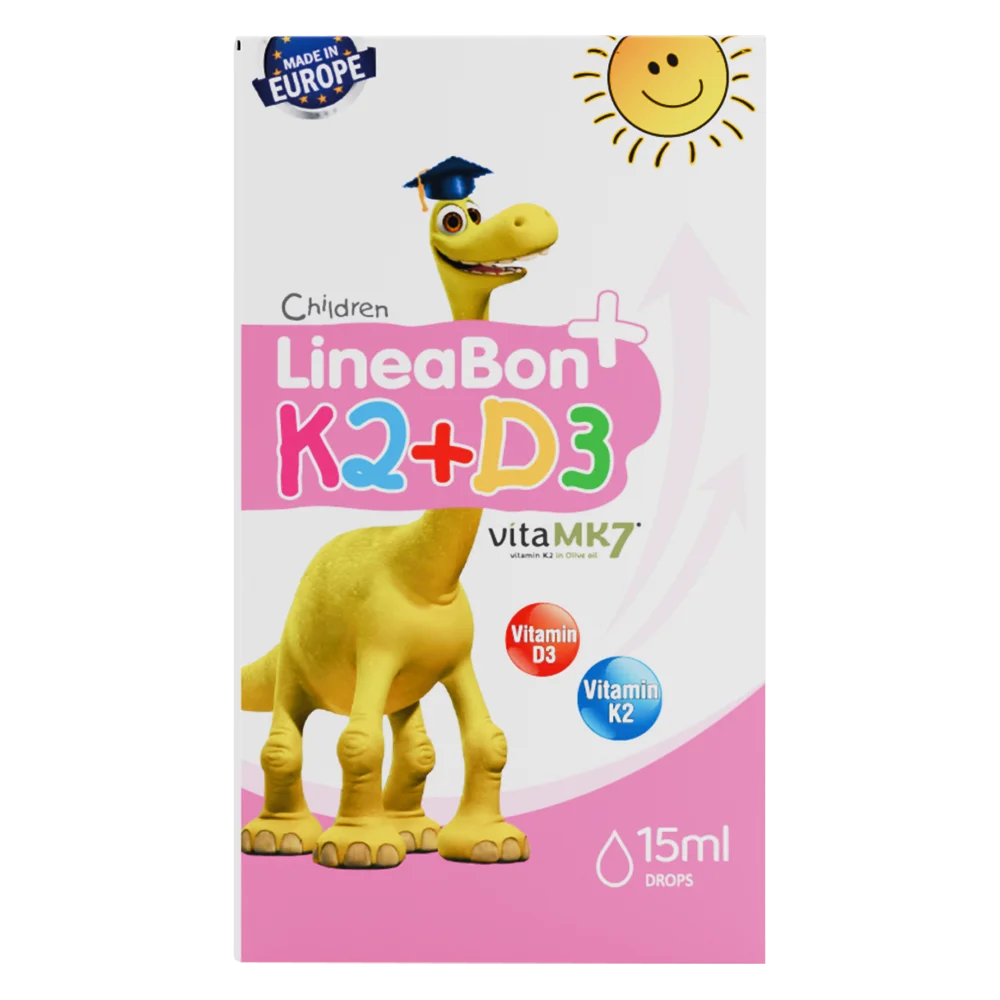 Combo 2 Thực phẩm bảo vệ sức khỏe Lineabon K2+D3 15ml