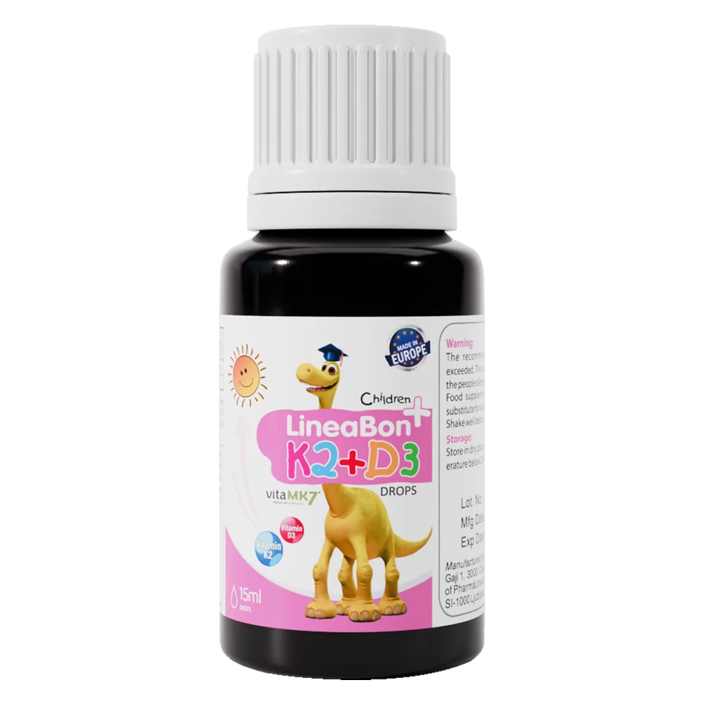 Combo 2 Thực phẩm bảo vệ sức khỏe Lineabon K2+D3 15ml