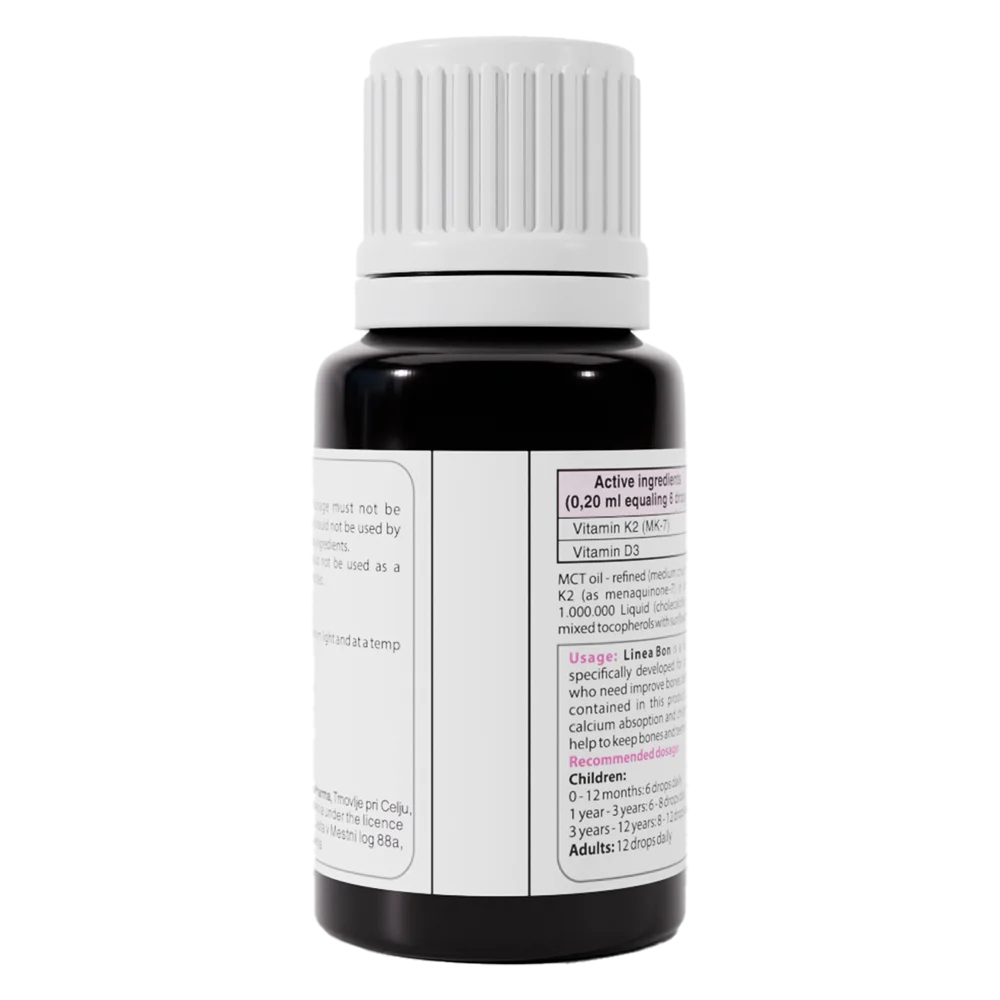 Combo 2 Thực phẩm bảo vệ sức khỏe Lineabon K2+D3 15ml