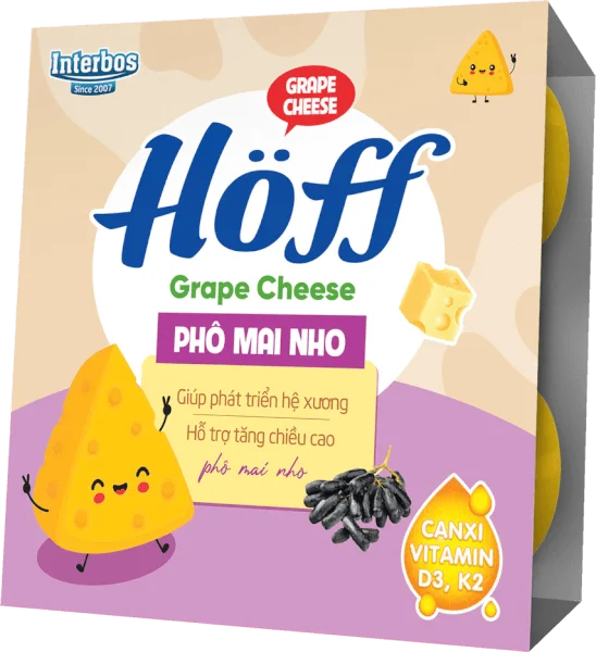 Phô mai nho HӦff - 55gr