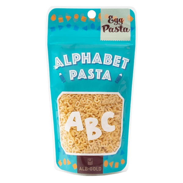 Mì nui trứng Egg Pasta hình chữ cái ABC