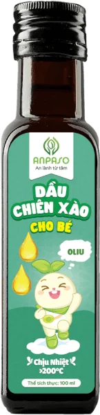 Dầu chiên xào cho bé vị oliu Anpaso 100ml