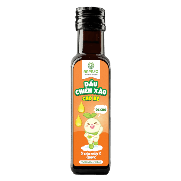 Dầu chiên xào cho bé vị óc chó Anpaso 100ml
