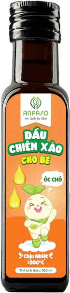 Dầu chiên xào cho bé vị óc chó Anpaso 100ml
