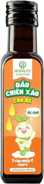 Dầu chiên xào cho bé vị óc chó Anpaso 100ml