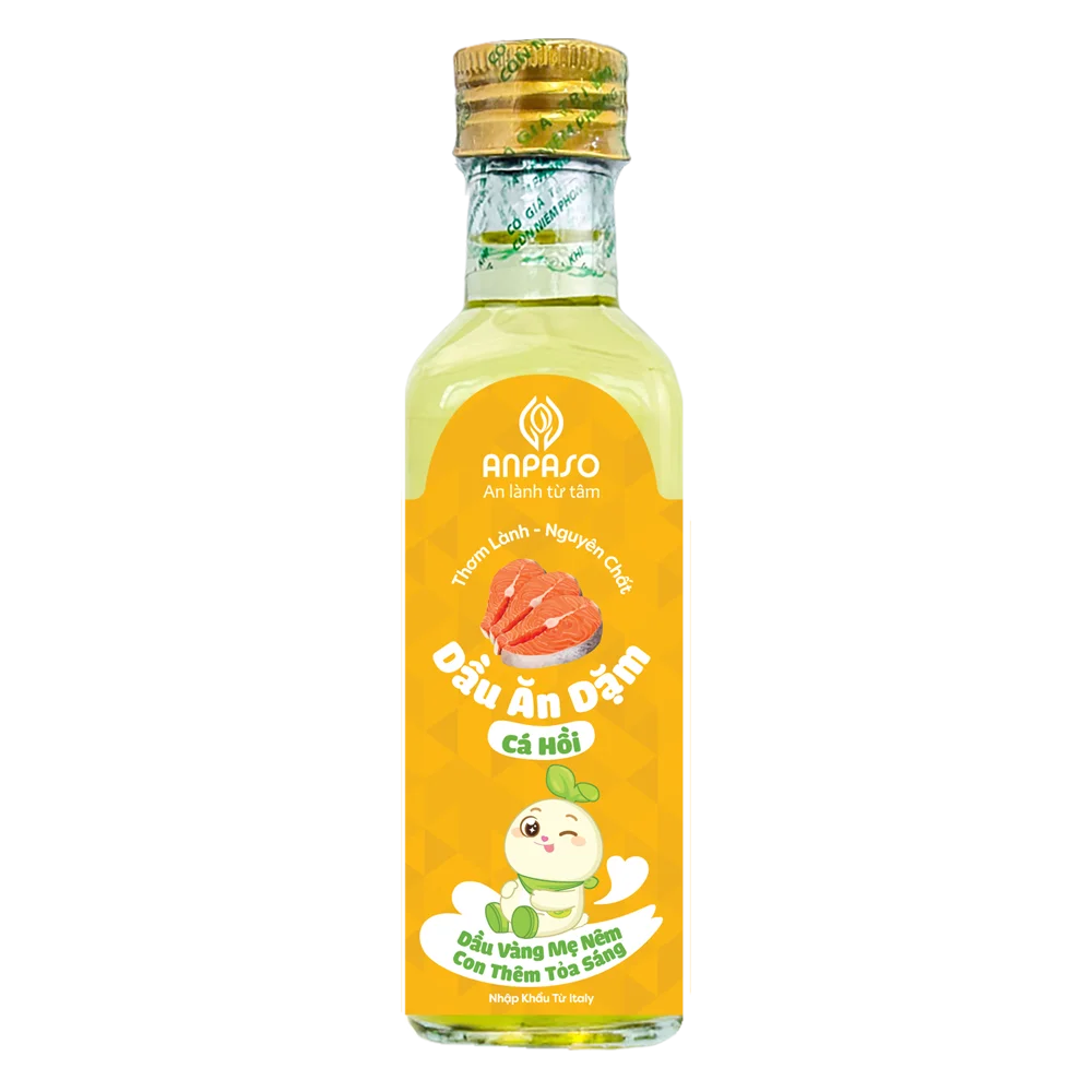 Dầu ăn dặm cá hồi Anpaso 100ml