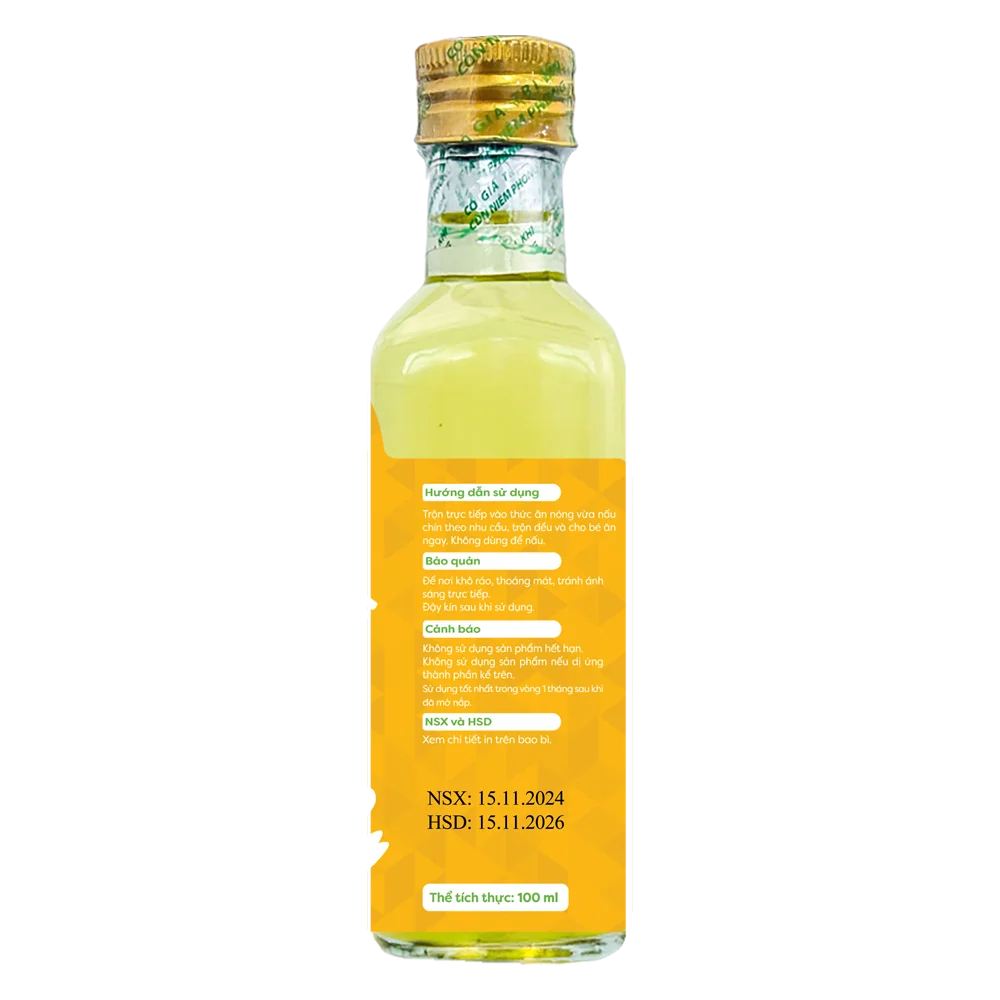 Dầu ăn dặm cá hồi Anpaso 100ml