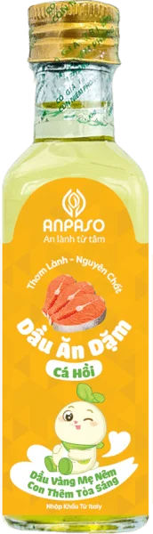Dầu ăn dặm cá hồi Anpaso 100ml