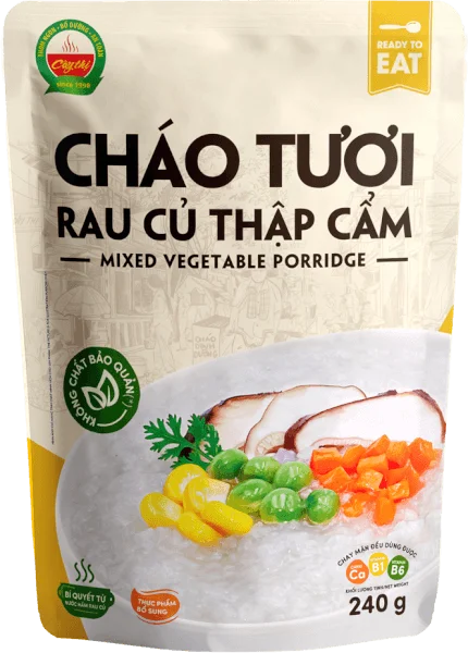 Cháo tươi rau củ thập cẩm (Giao bao bì ngẫu nhiên)