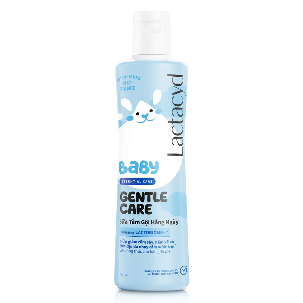 Sữa tắm gội Lactacyd Baby Gentle Care 250ml
