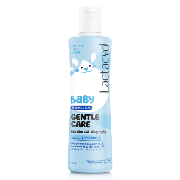 Sữa tắm gội Lactacyd Baby Gentle Care 250ml (Giao mẫu ngẫu nhiên)