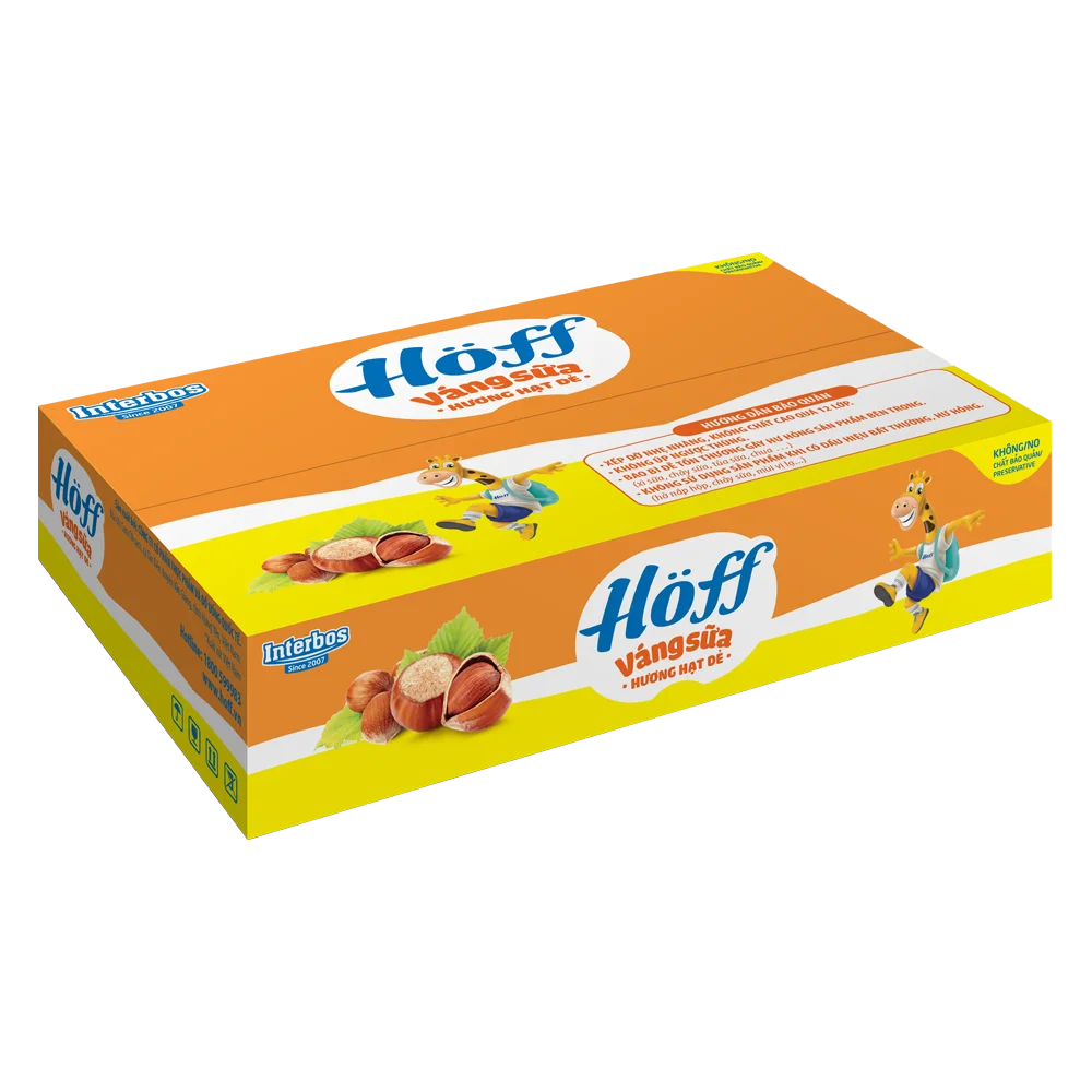Combo 2 Váng sữa Hoff - Hạt dẻ (Lốc 4 hủ)