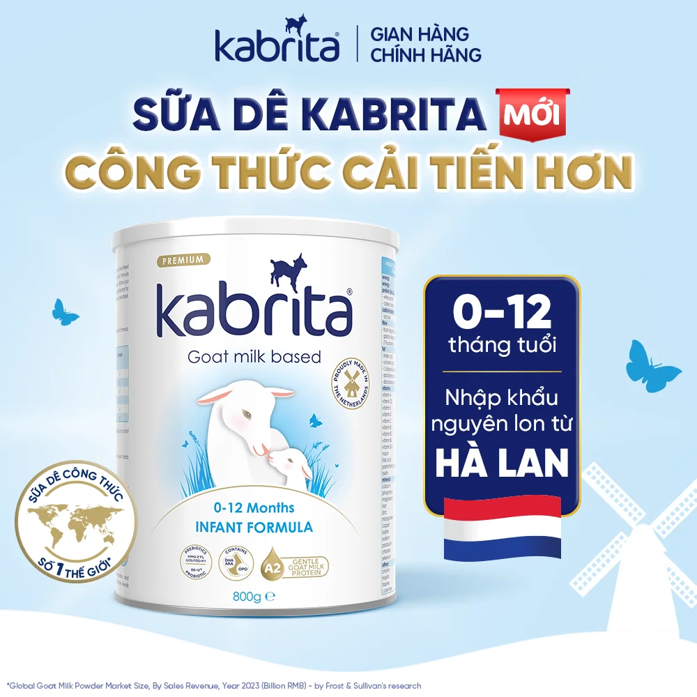 Sữa dê Kabrita Số 1 800g (0-12 tháng)
