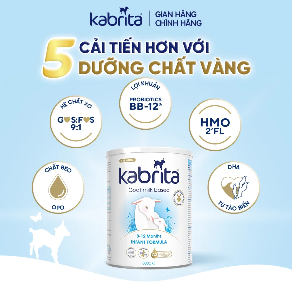 Sữa dê Kabrita Số 1 800g (0-12 tháng)