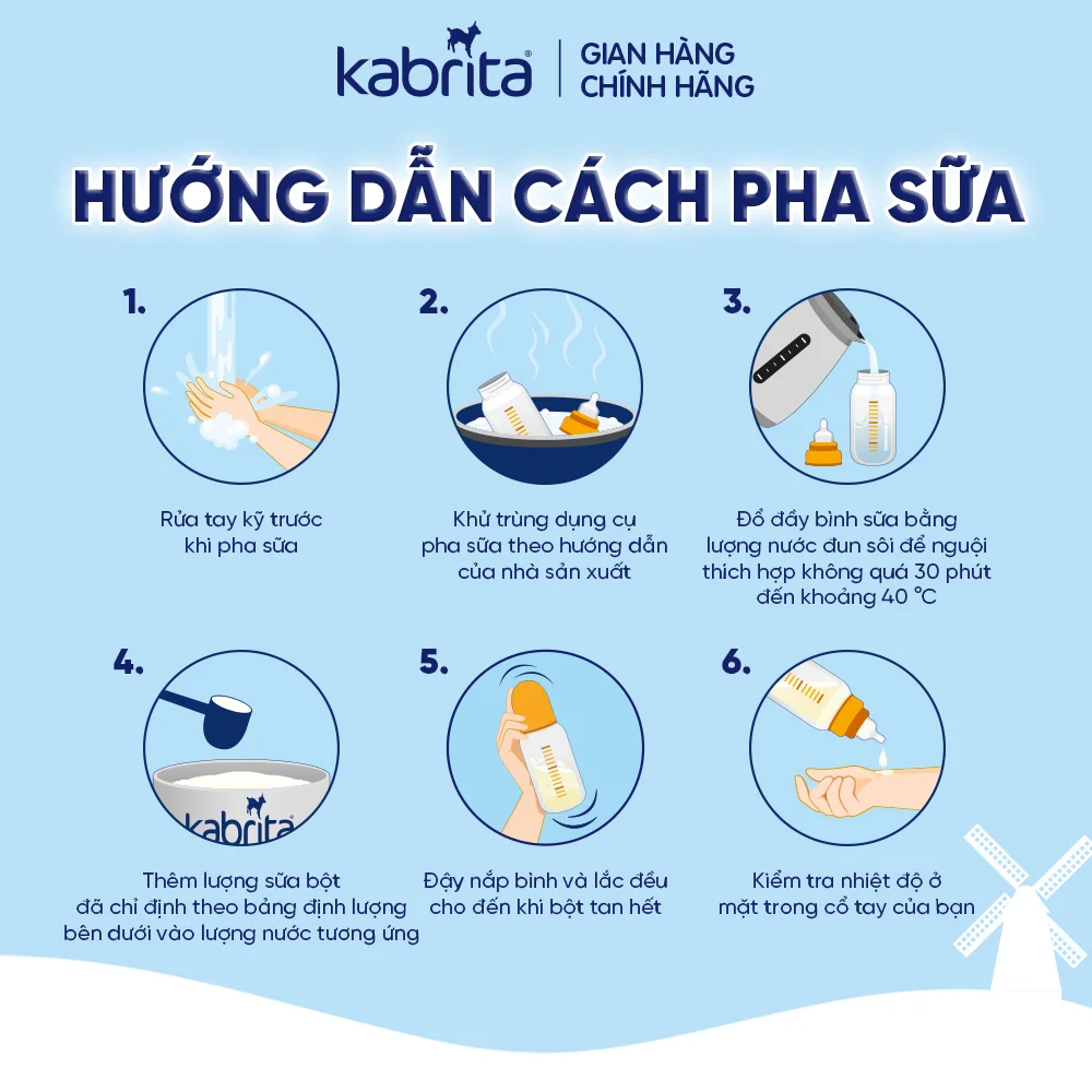 Sữa dê Kabrita Số 1 800g (0-12 tháng)