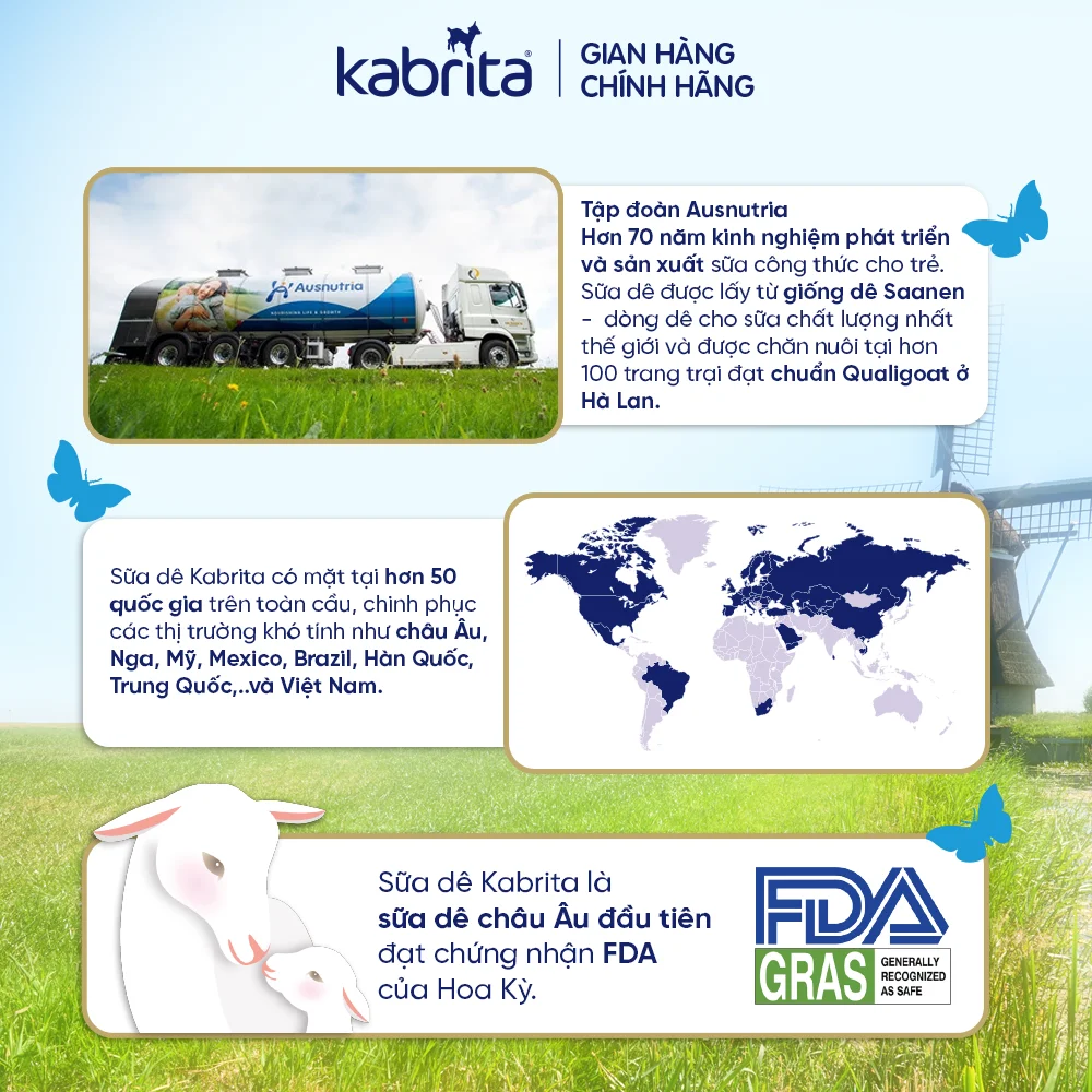 Sữa dê Kabrita Số 1 800g (0-12 tháng)