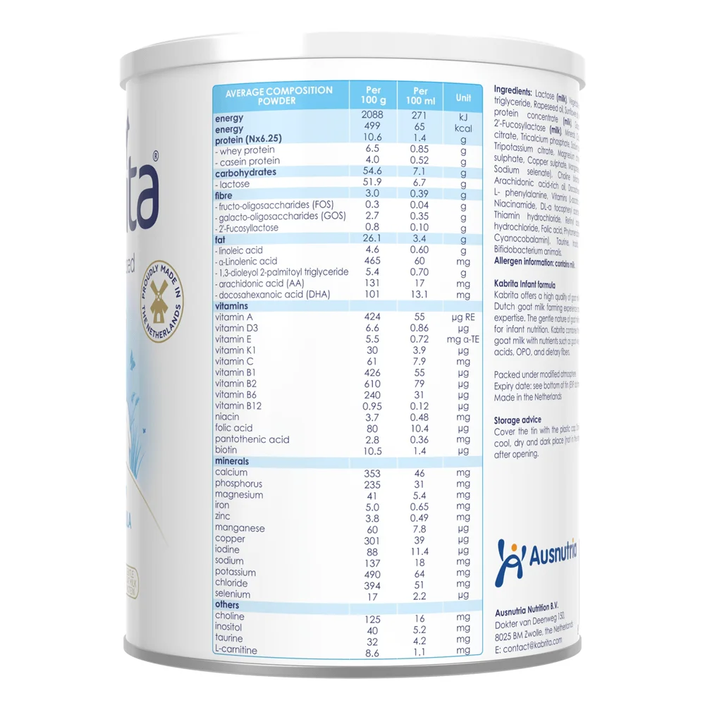 Sữa dê Kabrita Số 1 800g (0-12 tháng)