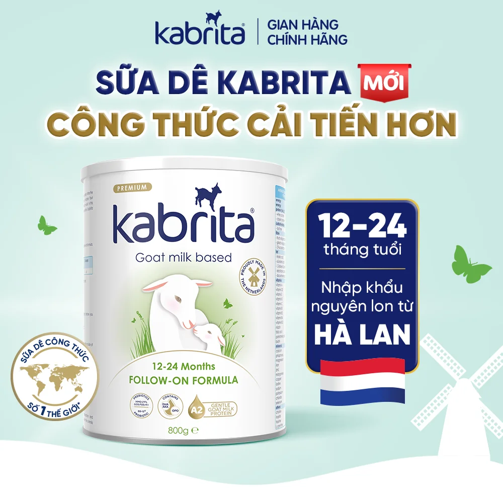 Sữa dê Kabrita Số 2 800g (1-2 tuổi)