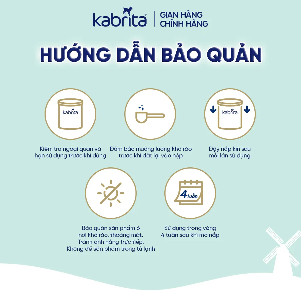 Sữa dê Kabrita Số 2 800g (1-2 tuổi)