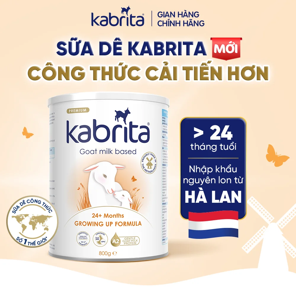Combo 2 Sữa dê Kabrita Số 3 800g (từ 2 tuổi)