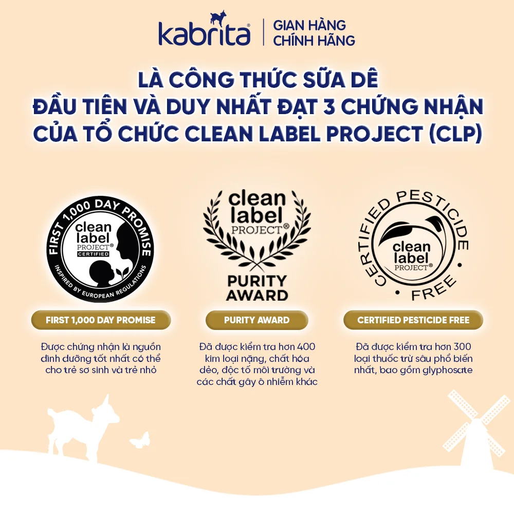 Combo 2 Sữa dê Kabrita Số 3 800g (từ 2 tuổi)