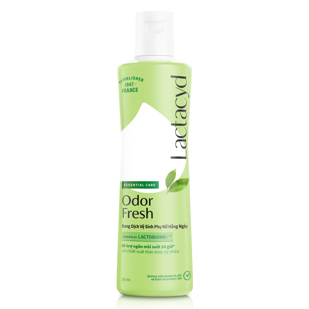 Dung dịch vệ sinh phụ nữ Lactacyd Odor Fresh ngăn mùi 250ml (Giao mẫu ngẫu nhiên)