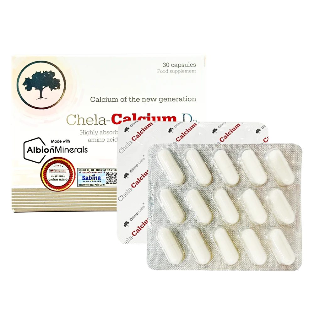 Thực phẩm bảo vệ sức khỏe Chela calcium D3