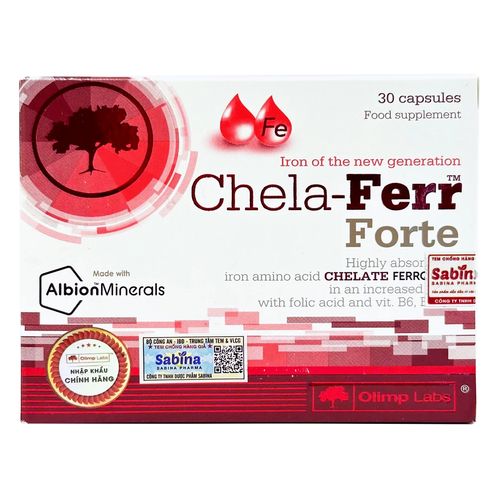 Thực phẩm bảo vệ sức khỏe Chela - Ferr Forte