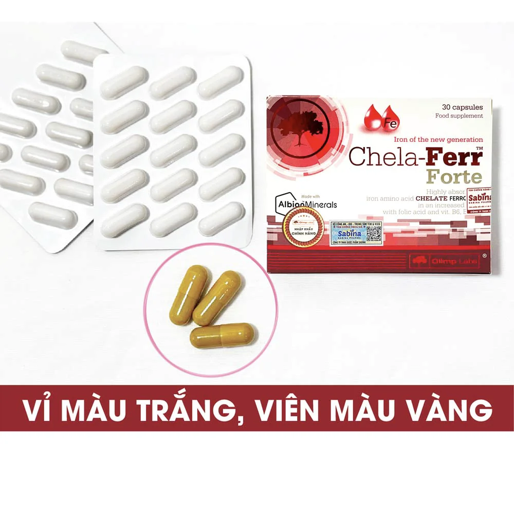 Thực phẩm bảo vệ sức khỏe Chela - Ferr Forte