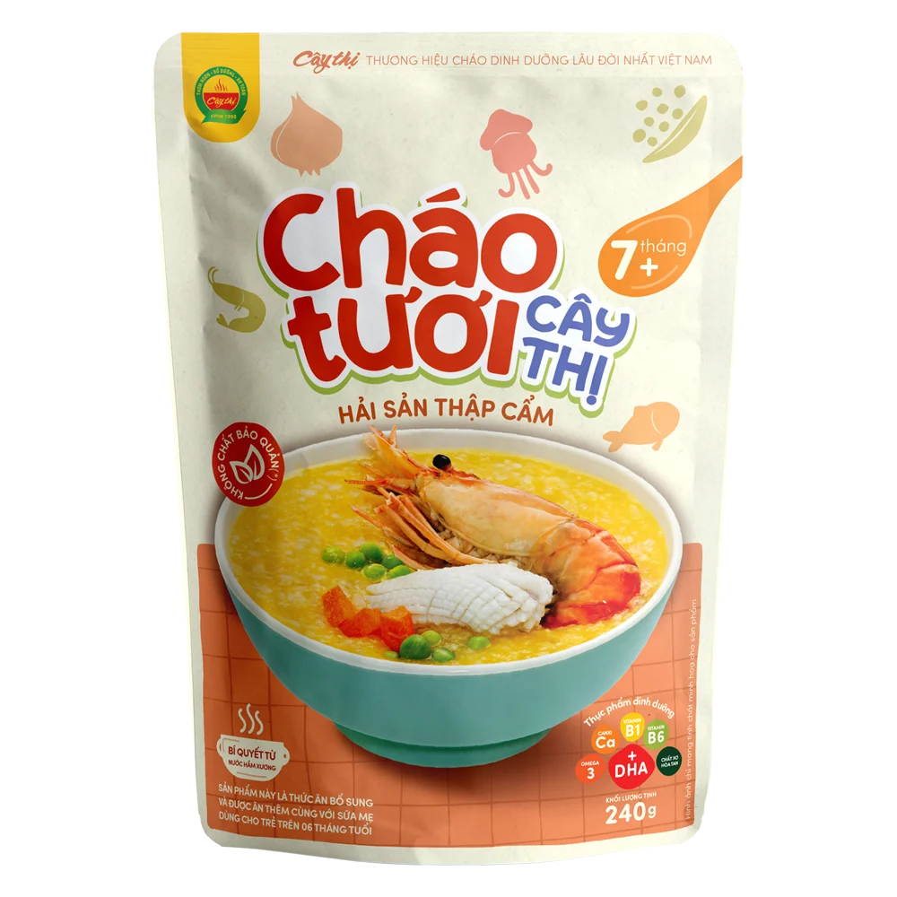Cháo tươi hải sản thập cẩm Cây Thị (Giao bao bì ngẫu nhiên)