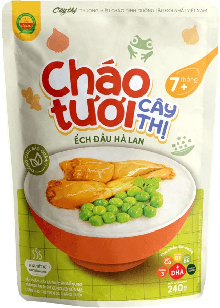 Cháo tươi ếch đậu hà lan Cây Thị (Giao bao bì ngẫu nhiên)