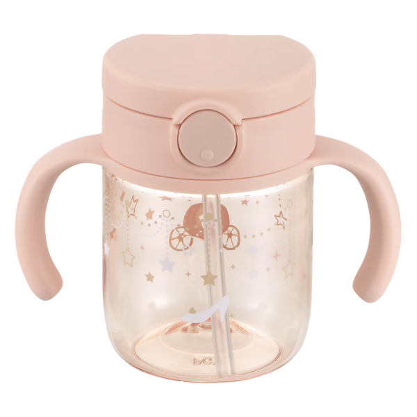 Bình ống hút Axstars 200ml Richell (Hồng, RC20443)