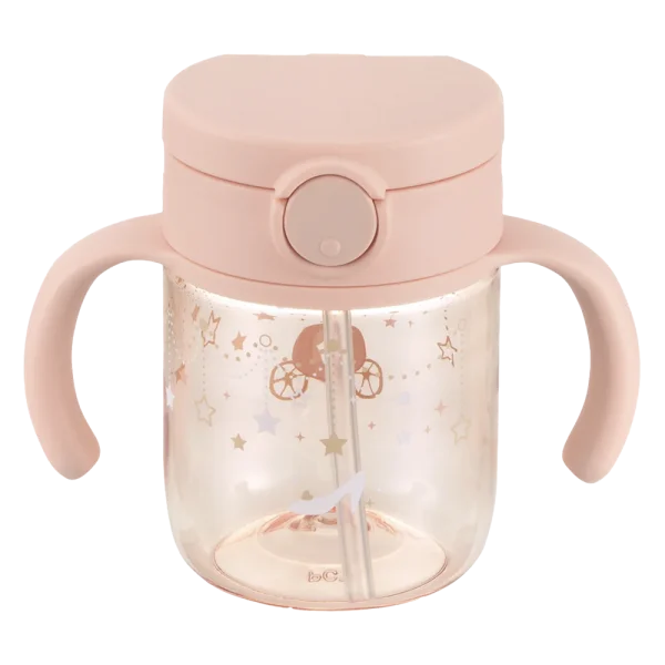 Bình ống hút Axstars 200ml Richell (Hồng, RC20443)