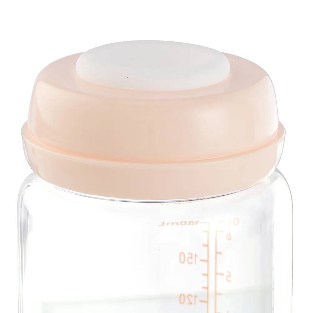 Bộ 2 bình trữ sữa thủy tinh Animo (180ml)