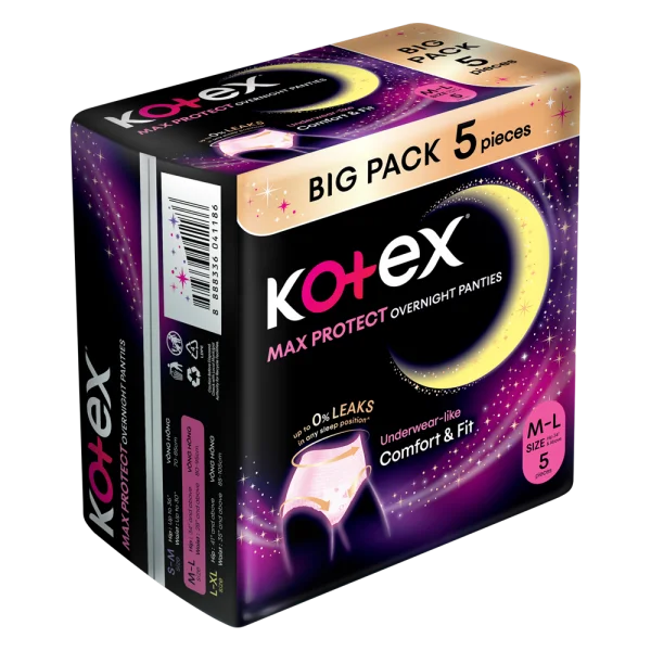Băng vệ sinh quần Kotex M/L (5 miếng) (Giao bao bì ngẫu nhiên)