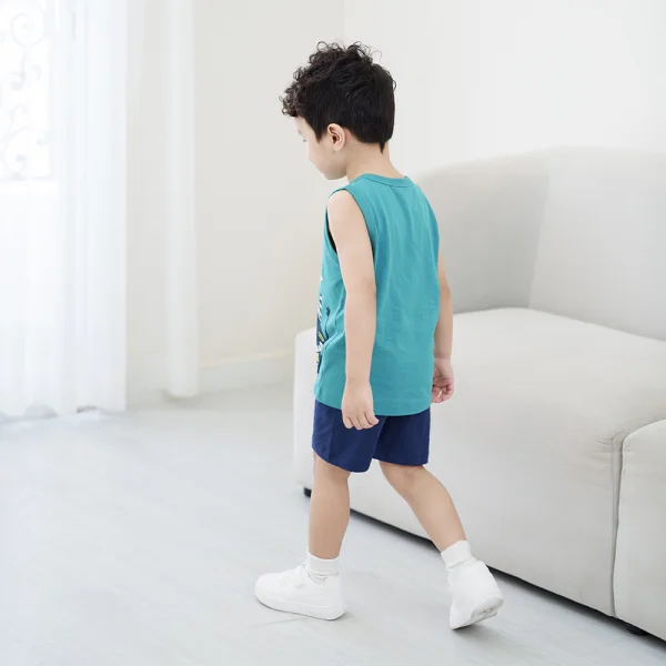 Bộ bé trai sát nách Animo Easy HN0325005 (1-4Y,Lá-dương,TT02)